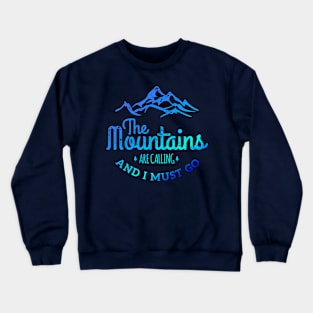 Hiking Mountains Crewneck Sweatshirt